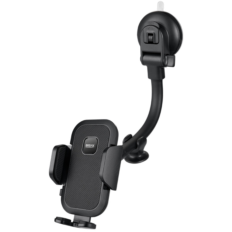 BREVIA Тримач телефонаFlexArm MultyHold із присоскою, гнучкий 264mm, для 4.7-6.8_, ширина до 90мм (
