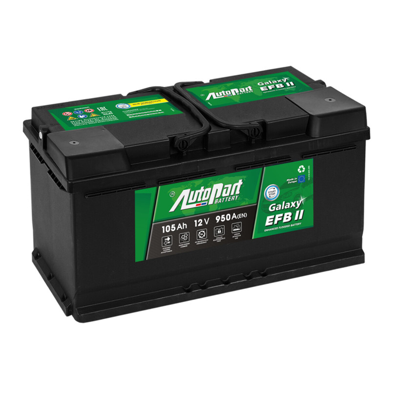 105 Ah/12V Autopart EFB 394x175x190 (0)