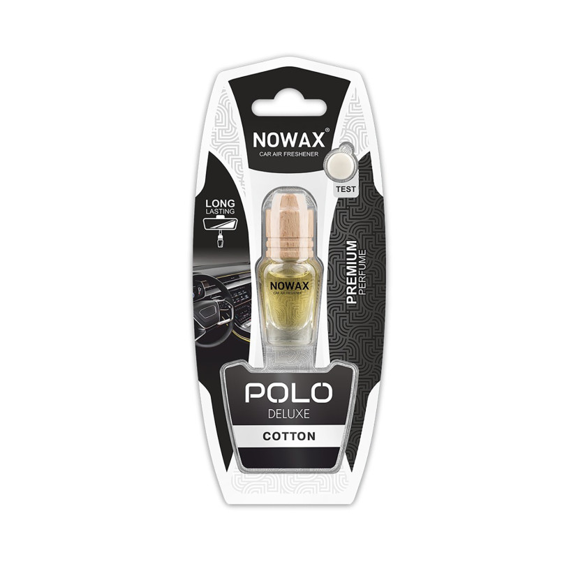 NOWAX Ароматизатор повітря в блістері серія _Polo Deluxe_ 7 ml - Cotton