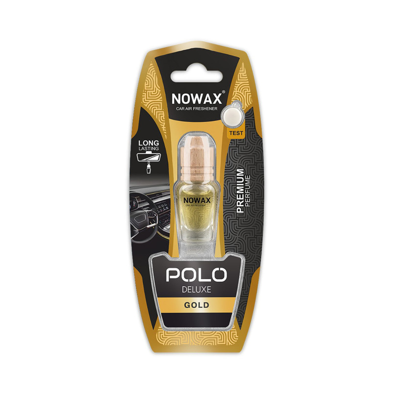 NOWAX Ароматизатор повітря в блістері серія _Polo Deluxe_ 7 ml - Gold