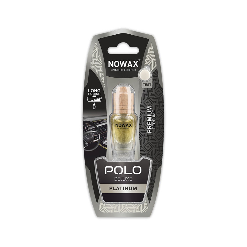 NOWAX Ароматизатор повітря в блістері серія _Polo Deluxe_ 7 ml - Platinum