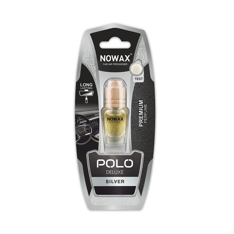 NOWAX Ароматизатор повітря в блістері серія _Polo Deluxe_ 7 ml - Silver