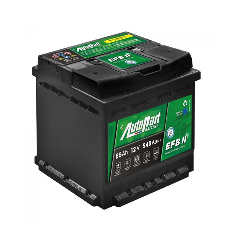 55 Ah/12V Autopart EFB (0) 207x175x190