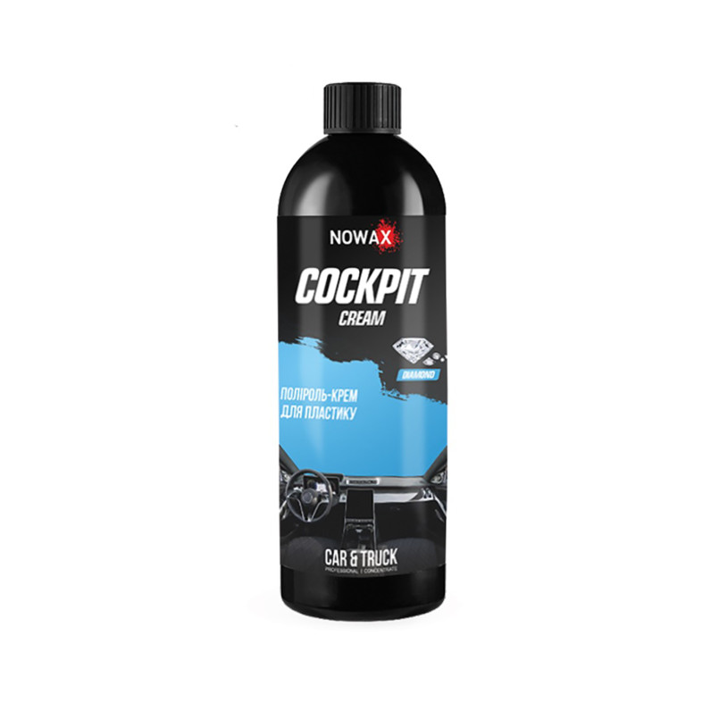 NOWAX Крем-поліроль для пластику Cockpit Cream Diamond ,750ml,(20шт./ящ.)